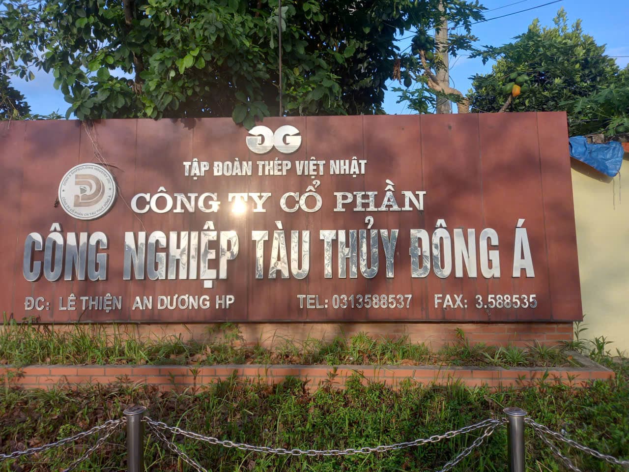 CÔNG TY CP CÔNG NGHIỆP TÀU THỦY ĐÔNG Á